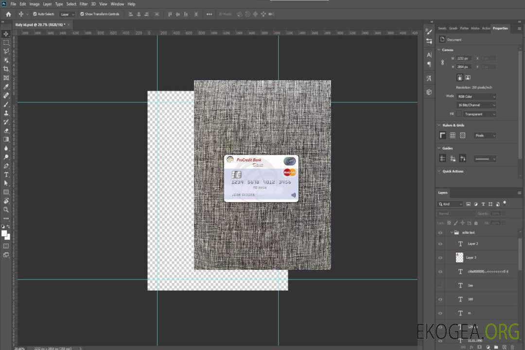 Bulgarie ProCredit Bank MasterCard photolook recto template Bulgarie ProCredit Bank MasterCard photolook recto template